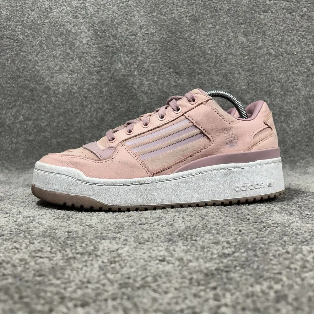 Adidas Forum Bold GY2072 Women’s Size 9.5 Wonder Mauve Pink Platform Shoes Used
